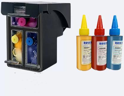 High-Capacity Ink-Addable Color Printer