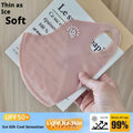 Ultra-thin ice silk mask-pink-1 pack