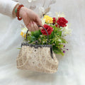Retro Classic Fashionable Womens All-Handmade Beaded Handbag
