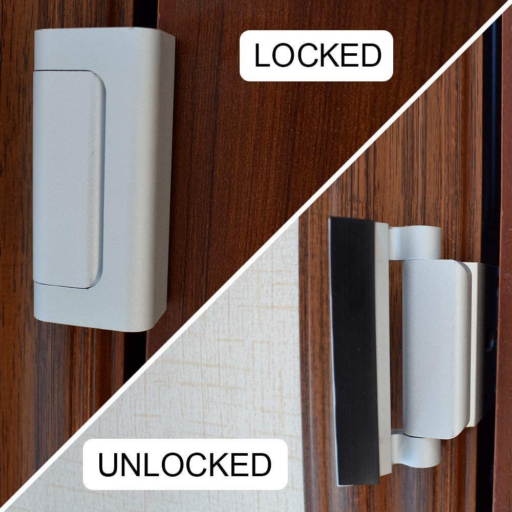 Child Safety Door Reinforced Lock with Night Lock