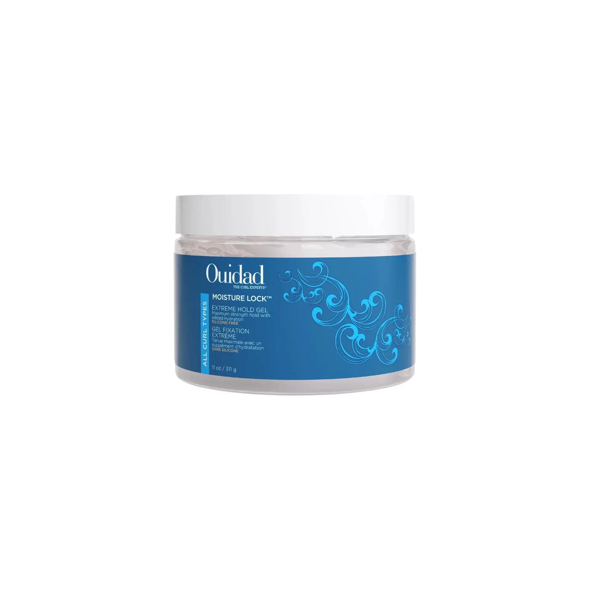 Ouidad Moisture Lock All Curl Types Extreme Hold Gel 11oz