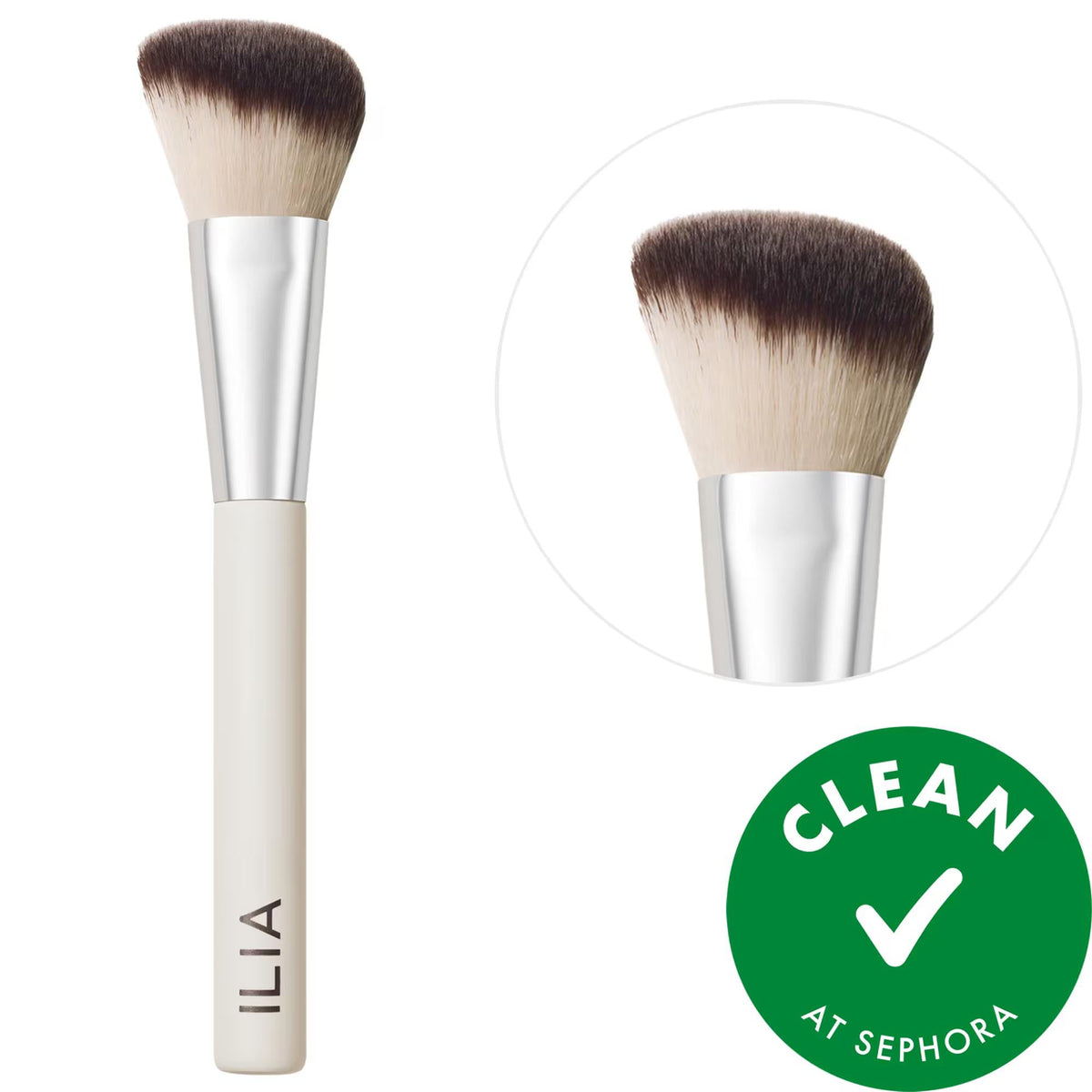 ILIA Sculpting Brush: Achieve Perfect Contour with Angled, Ultra-Soft Bronzer & Highlighter Brush – Cruelty-Free & Sustainable