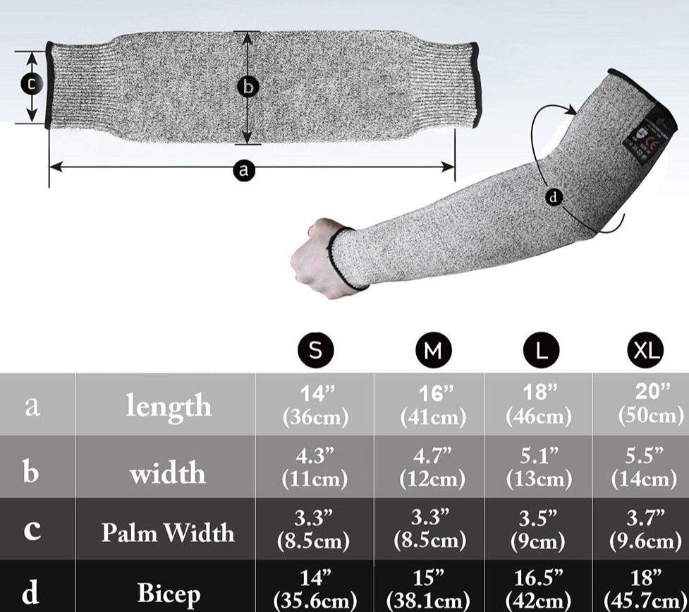 1 PC Men Resistant Work Protection Arm Sleeves Protective Arm Sleeves Anti-cut Work Arm Cover For Garden Kitchen Comfortable Soft Arm Sleeve Thin Arm Protectors For Thin Skin