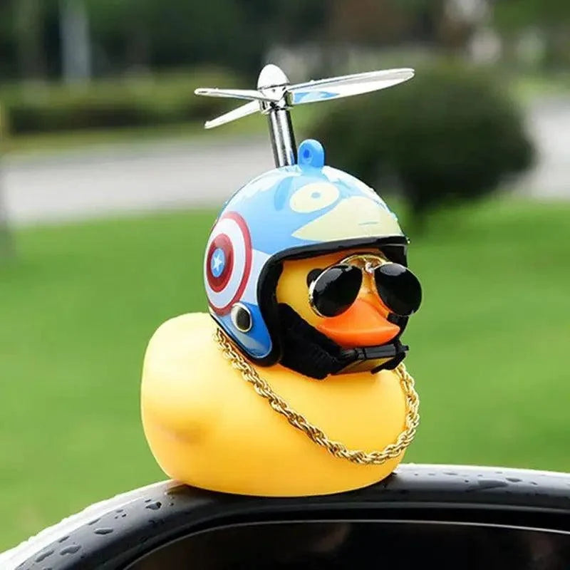 1 PC Small Yellow Duck For Car Perfect Man Gift For Car Auto Interior Decoration Unique Cool Design