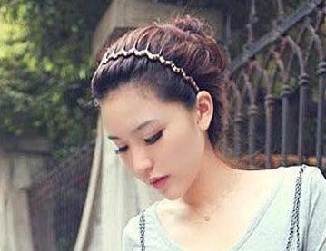 1 pcs Fashion Women Unisex Spring Wavy Hair Band Unisex Hairband for Men Women Sport Hair Hoop Non-slip Headwear Hair Accessories for Men And Women