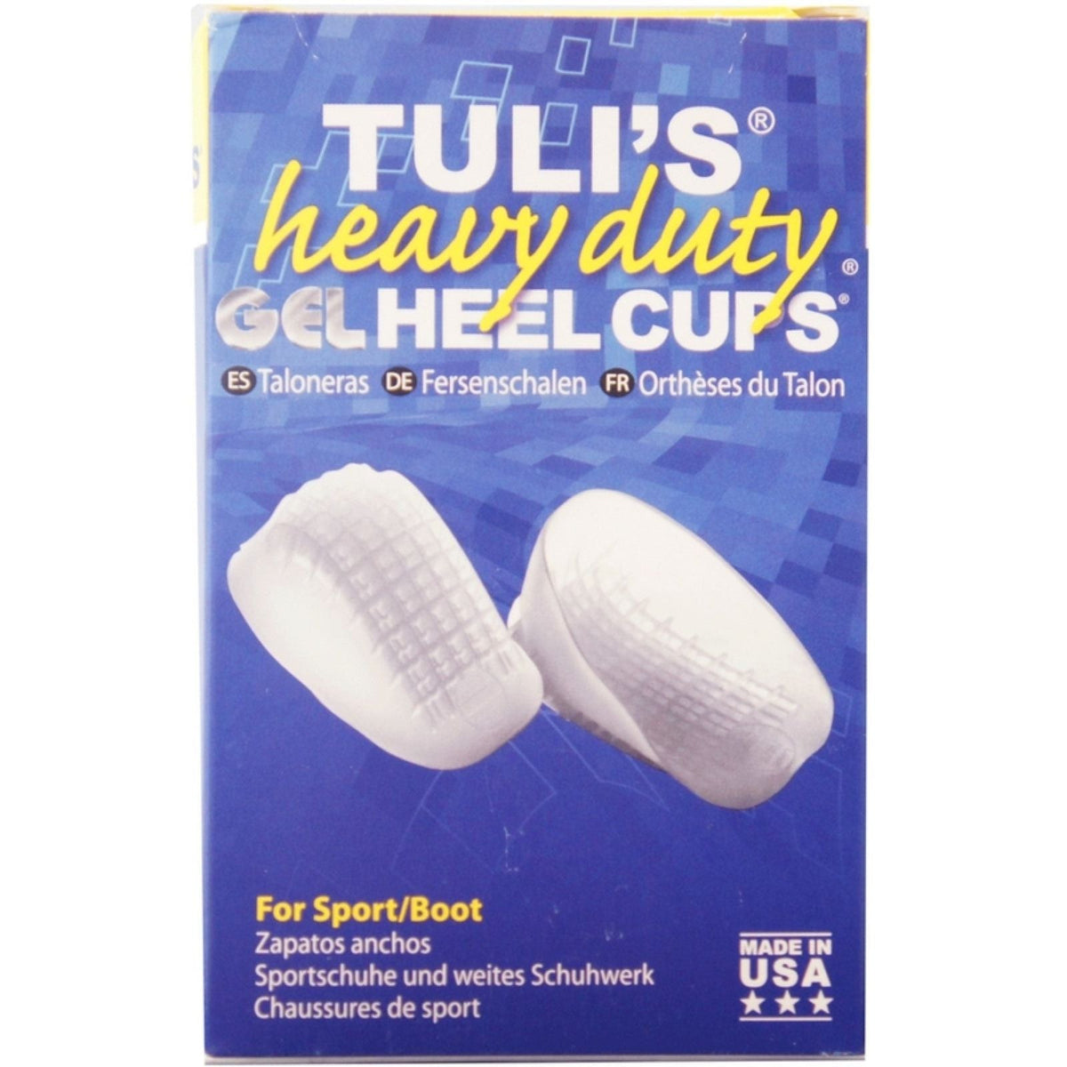 Tuli's Heavy Duty Gel Heel Cups, 1 Pair, Large