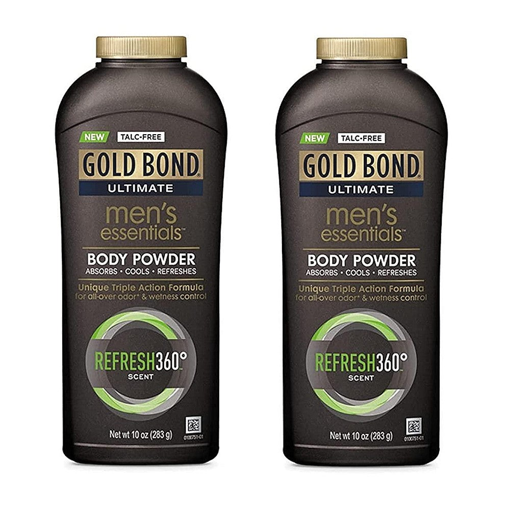 Gold Bond Ultimate Men's Essentials Body Powder Refresh 360 Scent
