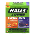 Halls Energy/Sleep, Tropical/Mixed Berry, Drops
