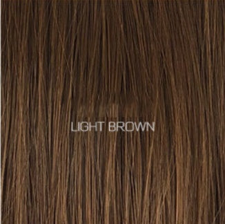 Oblique bangs short straight hair hood