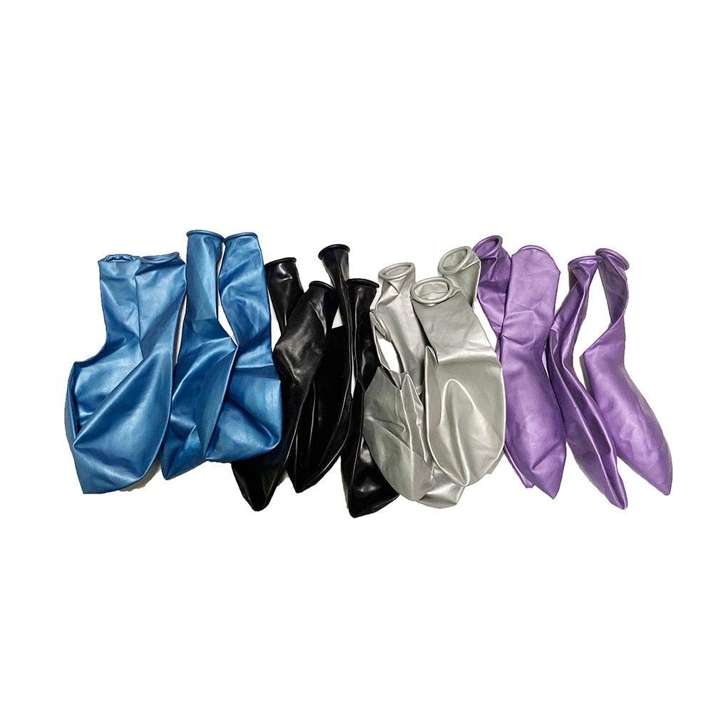 134Pcs Blue Silver Purple Themed Purple Birthday Balloon Garland Arch Kit For Baby Shower Wedding Engagement Decorations Girl Party Birthday Ballon Wedding Decoration
