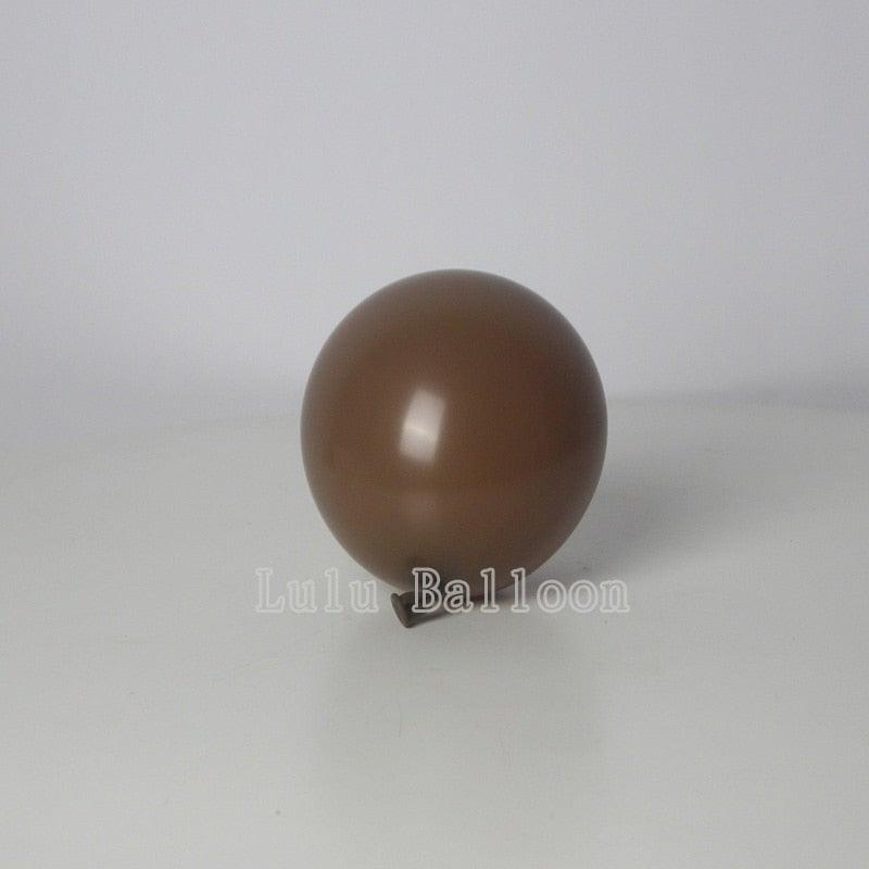 138 pcs Coffee Brown And Skin Balloon Arch Garland Kit For Kids Baby Shower Birthday Party Decoration Girls and Boys Universal Birthday Party Kid Decoration