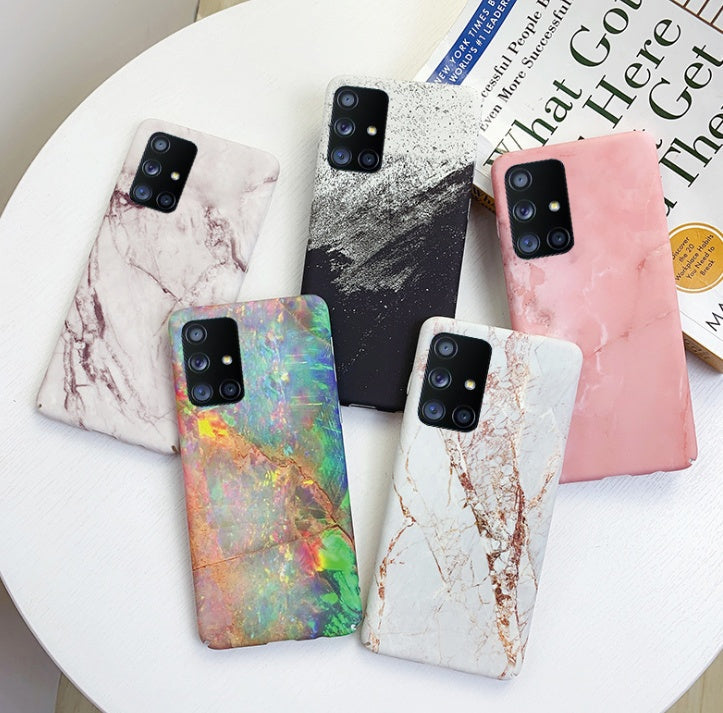 Frosted marble phone case