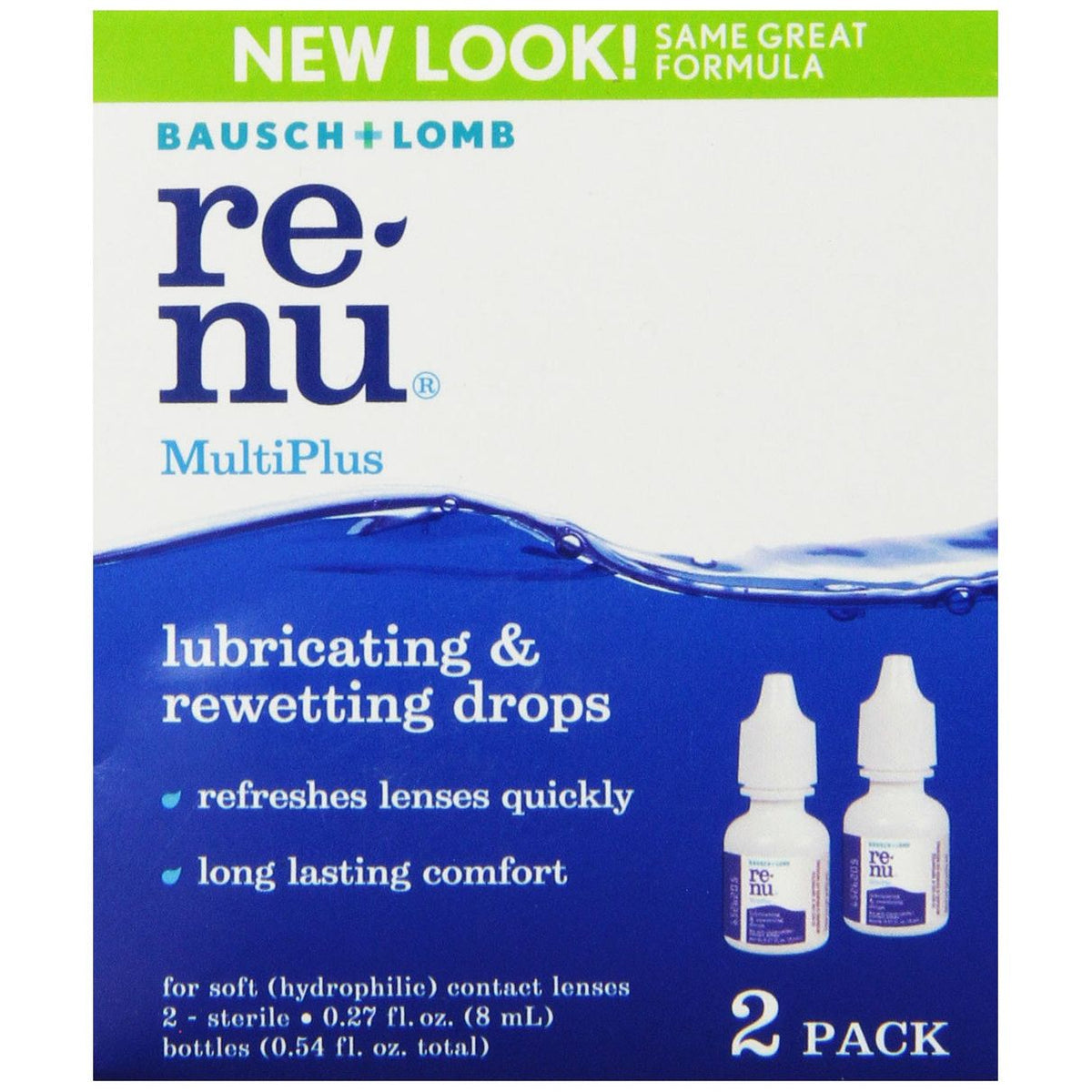 Bausch + Lomb ReNu MultiPlus Lubricating Rewetting Drops