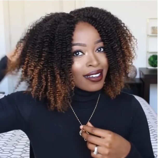 Short Curly Explosion Head Small Curly Wig