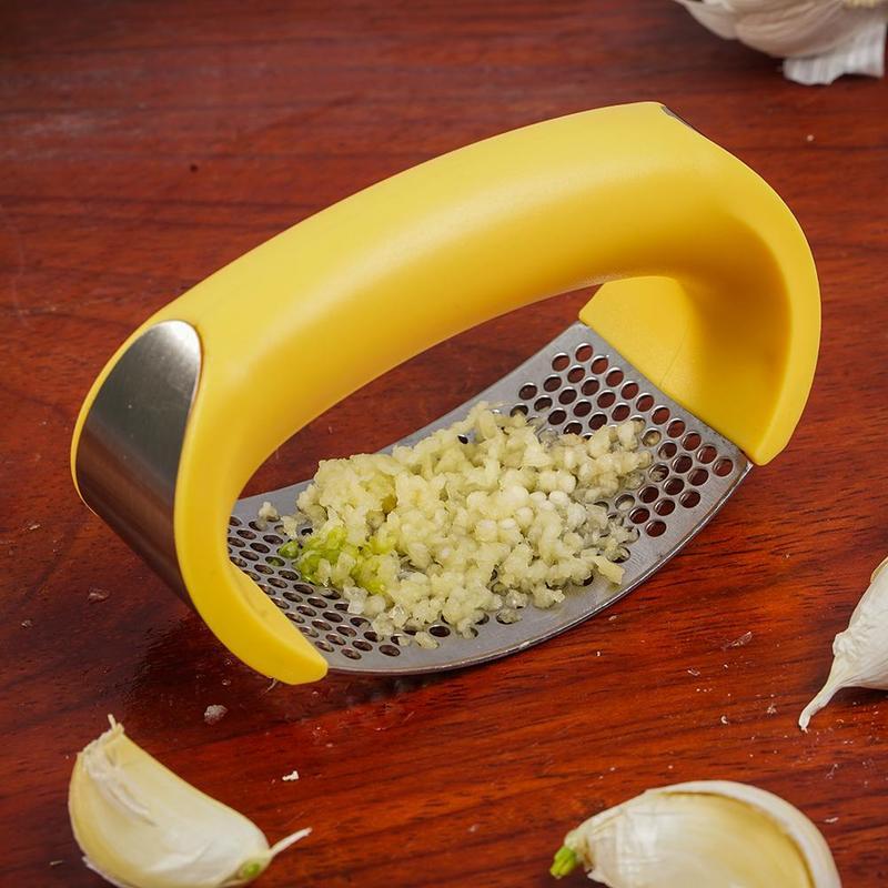 Stainless Steel Garlic Masher Press Kitchen Tool