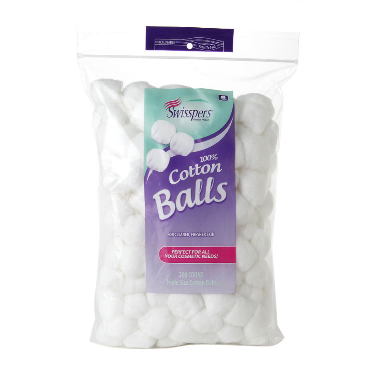 Swisspers Cotton Balls, Triple Size