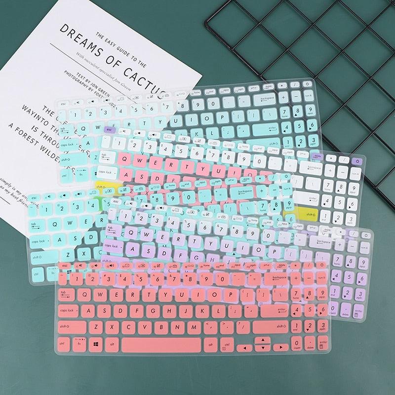 15.6 inch Notebook Laptop Keyboard Cover Protector Keyboard Skin Protector For Gaming Lovers Perfect Fit Silicone Skin Keyboard Covers For Laptops