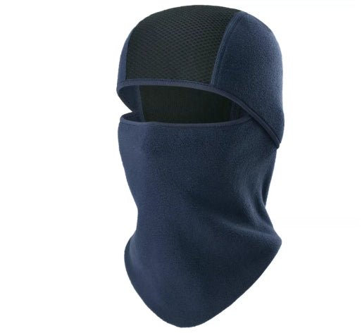Winter Fleece-lined And Thickened Ski Hood, Windproof And Cold-proof Motorcycle Face Mask