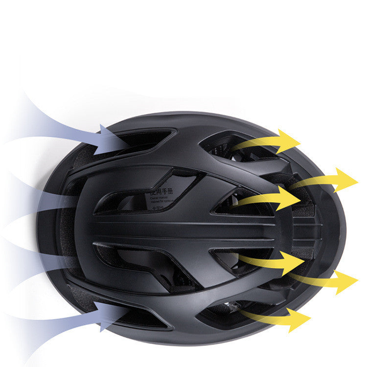 Rechargeable LED Cycling Helmet for Road and Mountain Biking