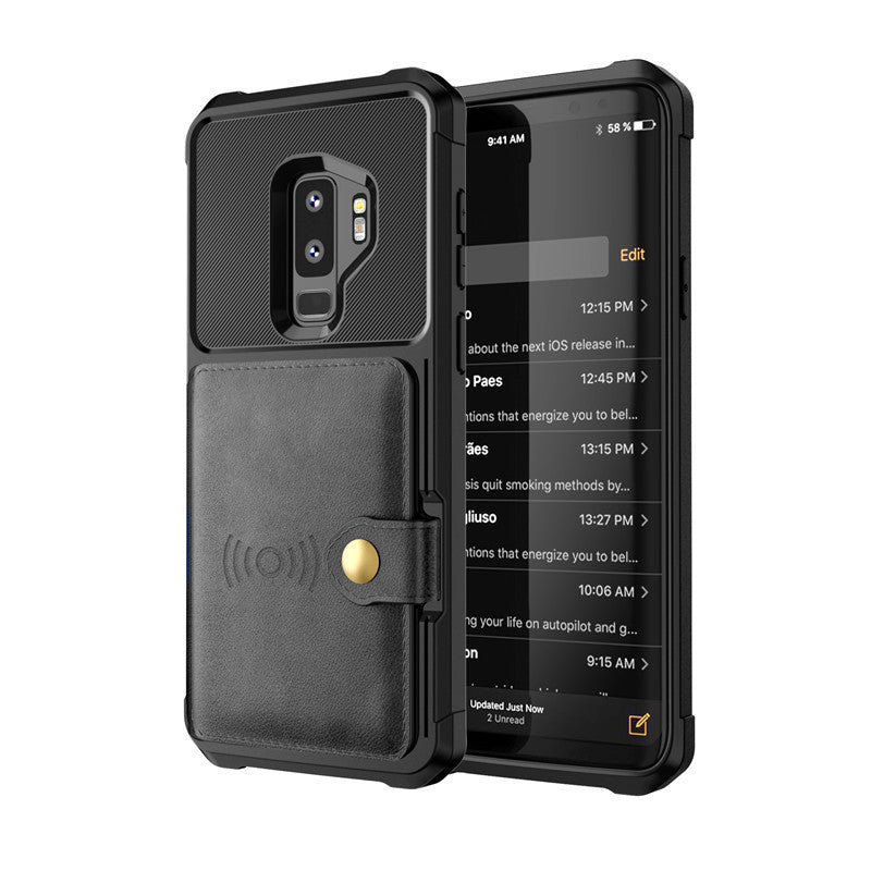 Apple Luxury PU Leather Wallet Flip Case for iPhone