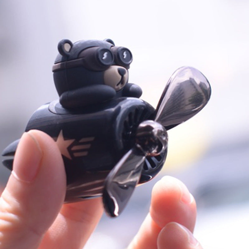 Aviator Bear Car Aromatherapy Ornament