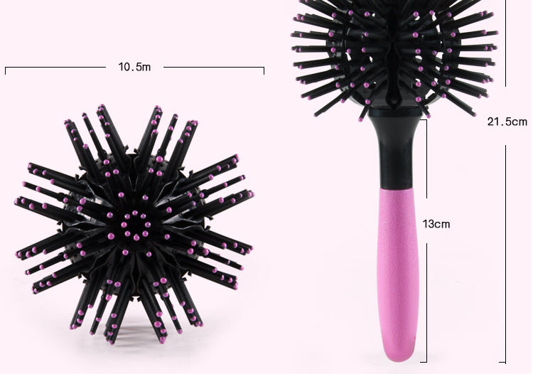High Temperature Resistant 3D Ball Comb For Air Styling Hairdressing Tools