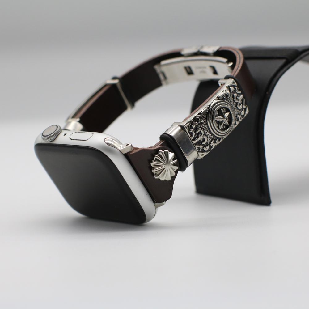Retro DIY Embossed Watch Wrist Band
