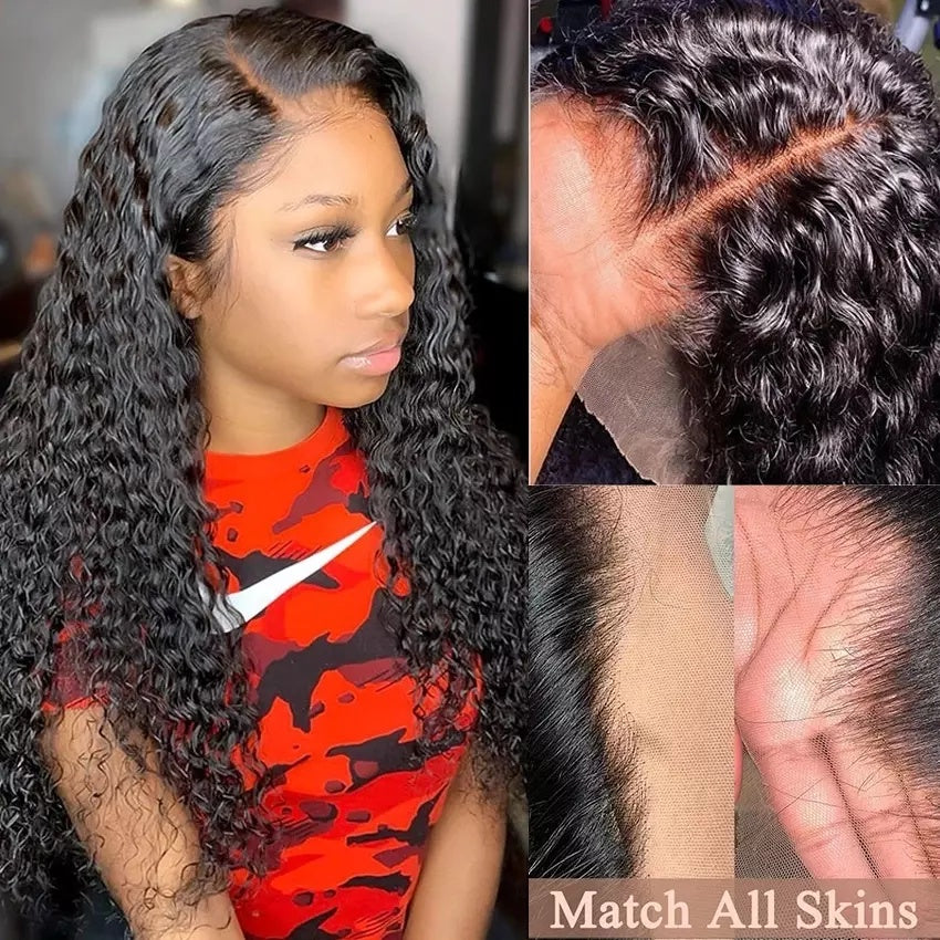 African & European Fluffy Long Curly Wig