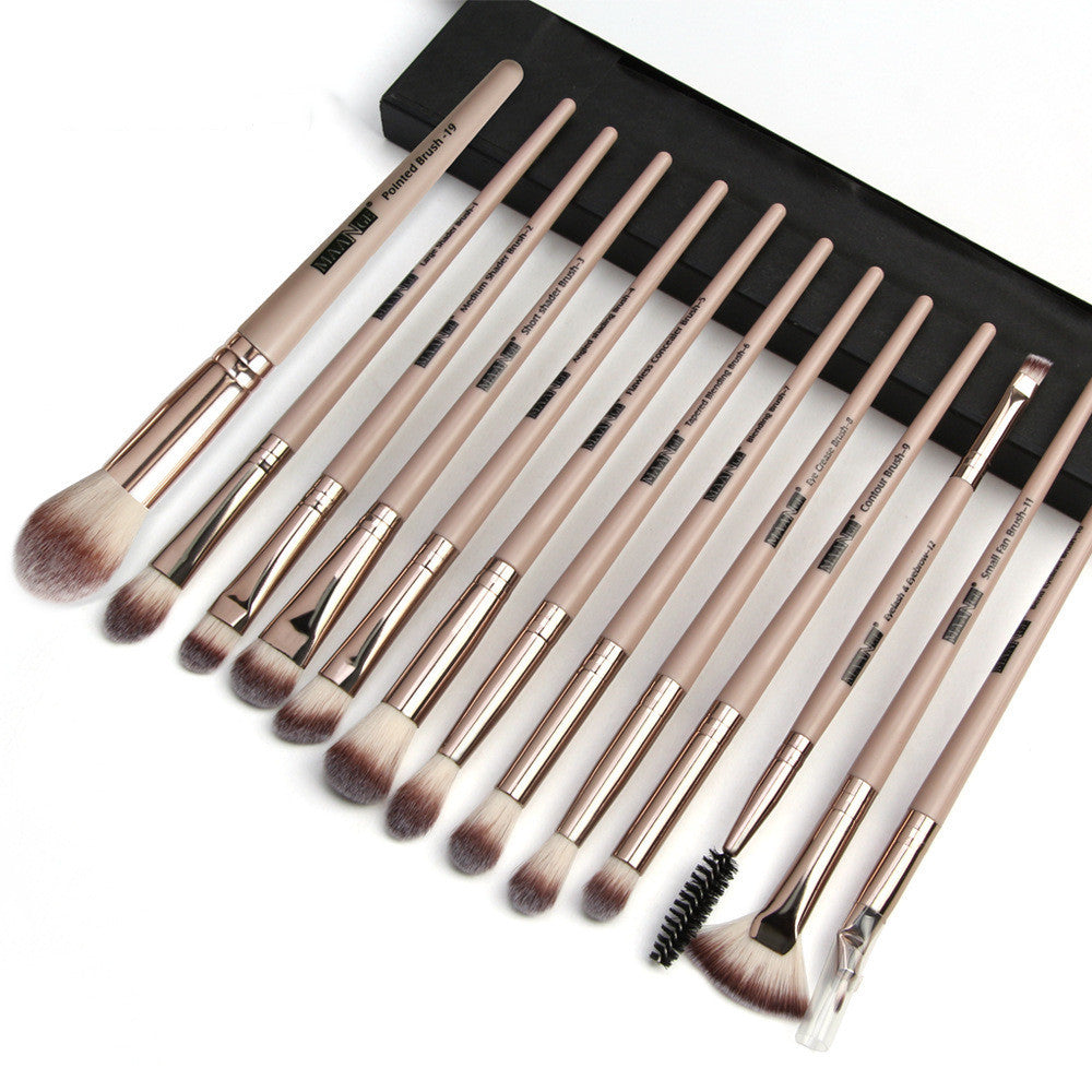 Maange 13-Piece Eye Makeup Brush Set: Beauty Tool Essentials