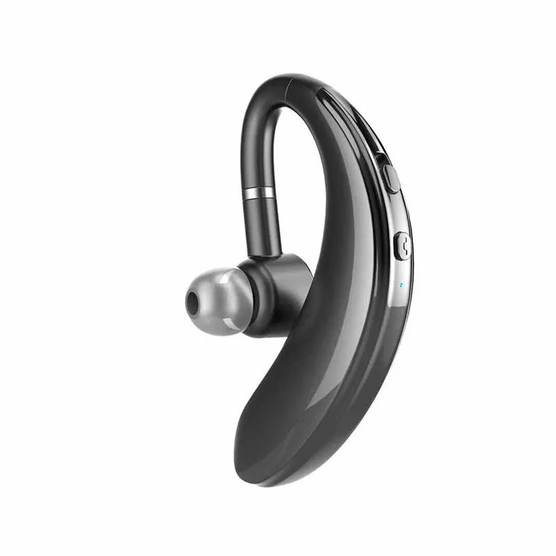 Rotation Earbud Single Bluetooth V5.0 Earphone For Phone Over Ear Hook Wireless Design Headphone Stereo Sound & Improved Comfort Long Wireless Range Earbud With Mic Headset Noise Cancelling Headphone Painless Wearing
