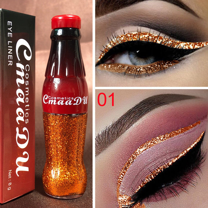 Diamond Shining Glitter Eyeliner: Party-Perfect Smoky Sexy Eyes