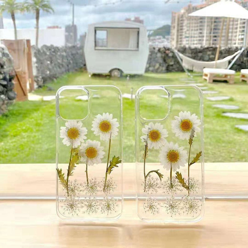 Epoxy Daisy Protective Phone Case
