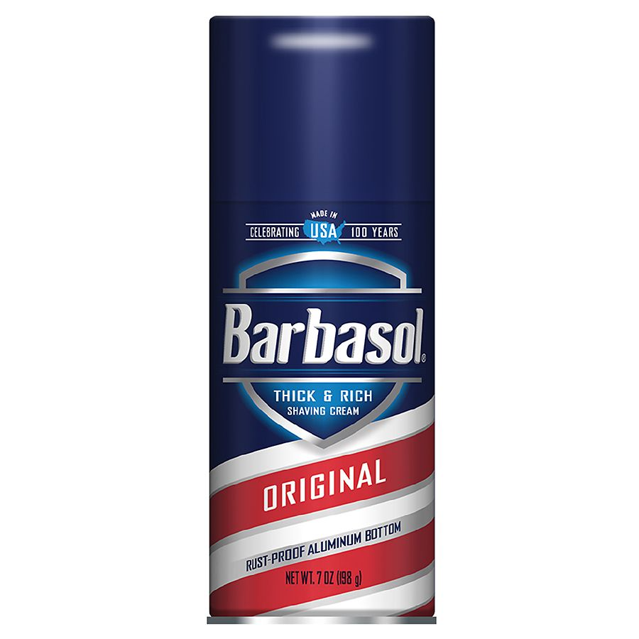 Barbasol Shaving Cream, Thick & Rich, Original, 7 Ounce