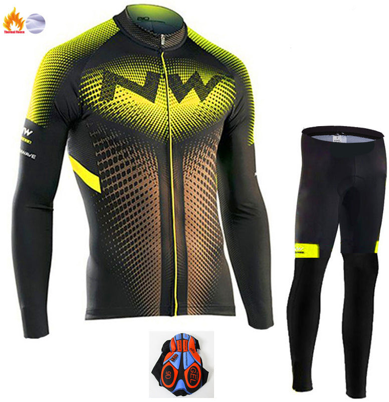 Cycling jersey long sleeve suit