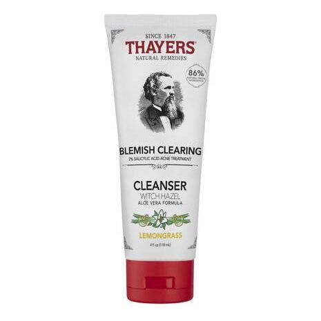 Thayers Blemish Clearing Cleanser Lemon Witch Hazel 4 oz