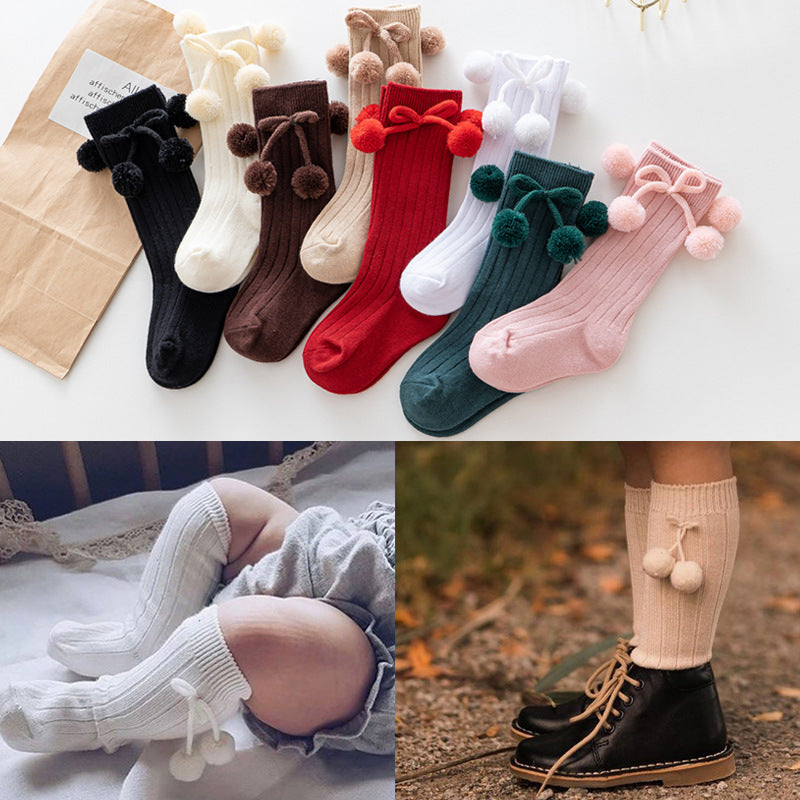 Autumn and Winter Baby Socks For Boys and Girls Baby Cotton Warm Socks In Elegant Christmas Design for Baby Kids