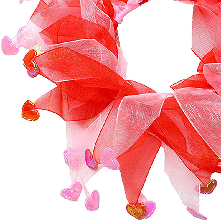 Pets Valentine's Day Decoration Pet Scar Valentine's Day Hairband Dog Party Decoration Prop Dog Accessories Pet Products