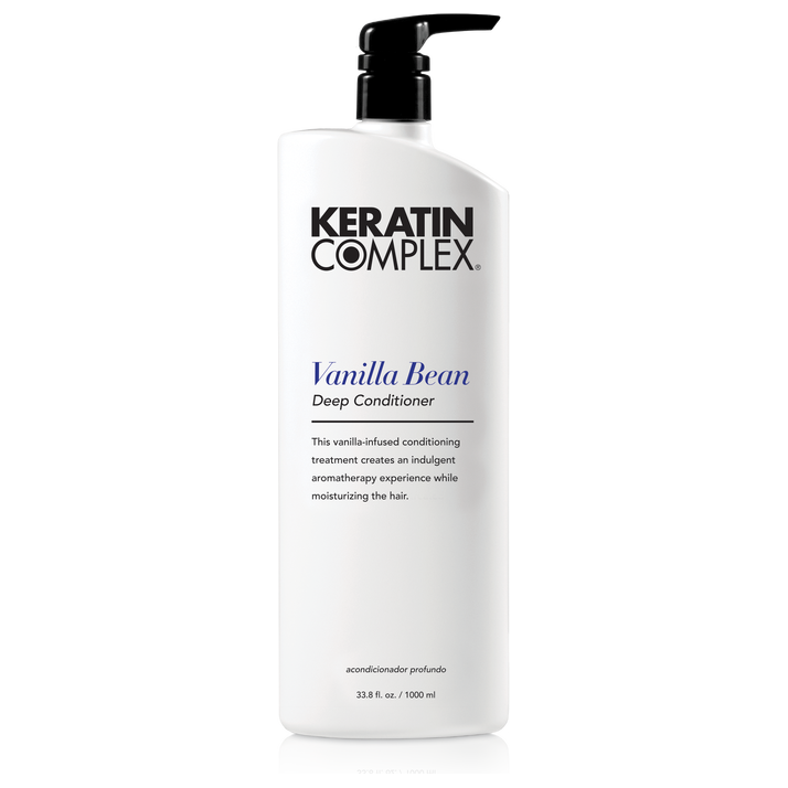 Keratin Complex Vanilla Bean Deep Conditioner for Unisex 33.8 Oz