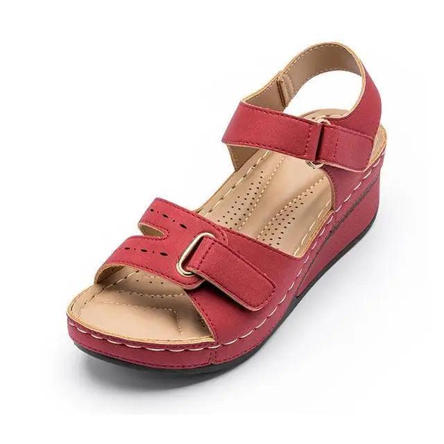 2021 Summer Classic Women's Sandals Elegant Buckle Strap Design Comfortable Women Shoes