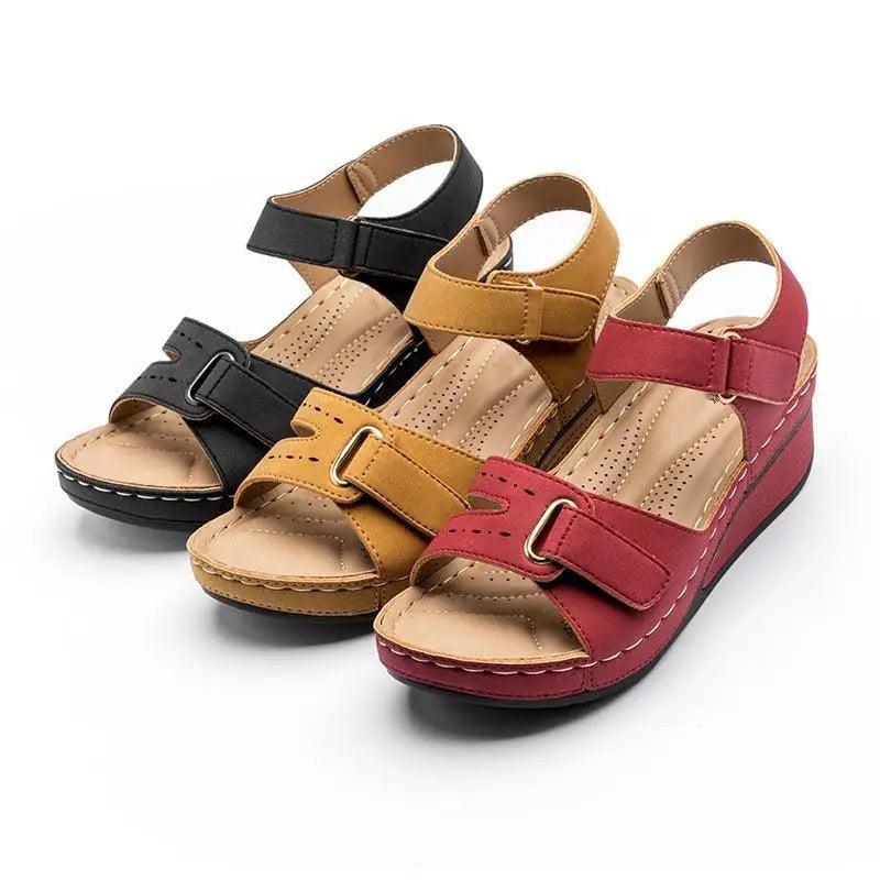 2021 Summer Classic Women's Sandals Elegant Buckle Strap Design Comfortable Women Shoes
