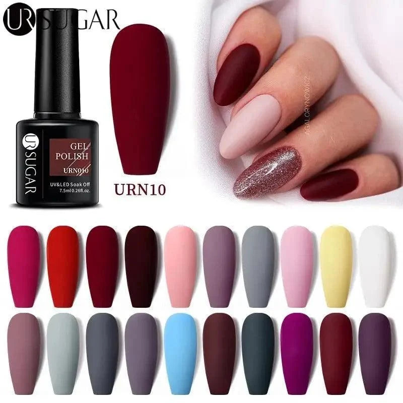 TREND Matte 7.5ML Nail Gel Polish Base Matte Coat UV LED Home Manicure Luxury Matte Design Luxury Nail Gel For Womens and Girls