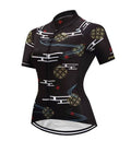 Short Sleeve Cycling Jersey - BlackNight
