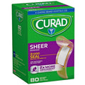 Curad® Adhesive Sheer Bandage, 3/4" x 3", 80-Pack
