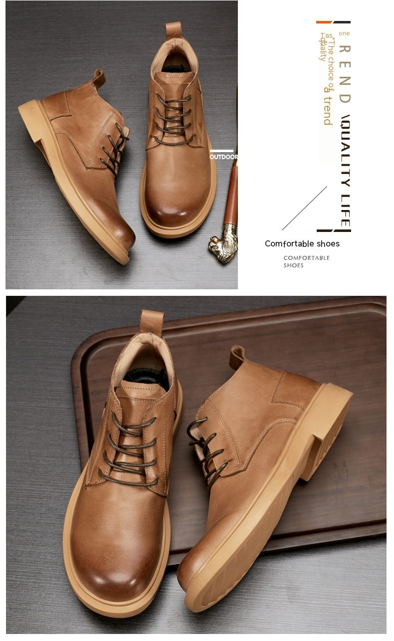 Fashion Leather Martin Boots
