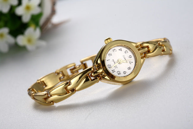 Women's Gold Stainless Steel Fashion Watch