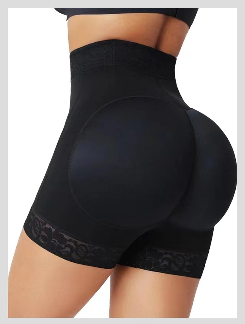 Hip Lifting Abdominal Pants with Zipper