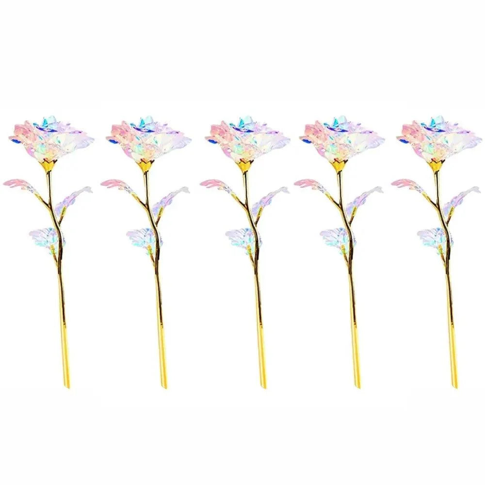 24k Infinity Rose Eternal with Gold foil LED Enchanted For Christmas Valentine's Day Gift