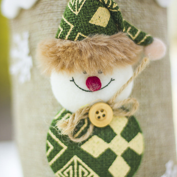 Christmas Wine Bottle Socks Decor