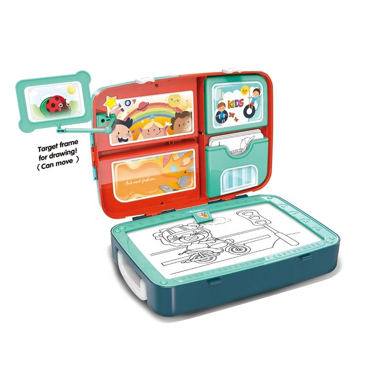 Children's 2 in 1 Painting Learning Backpack Toy
