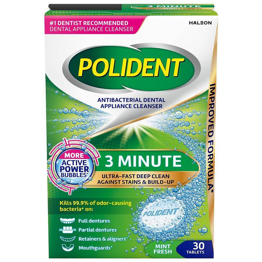 Polident® Denture Cleanser Tablet, 30 EA
